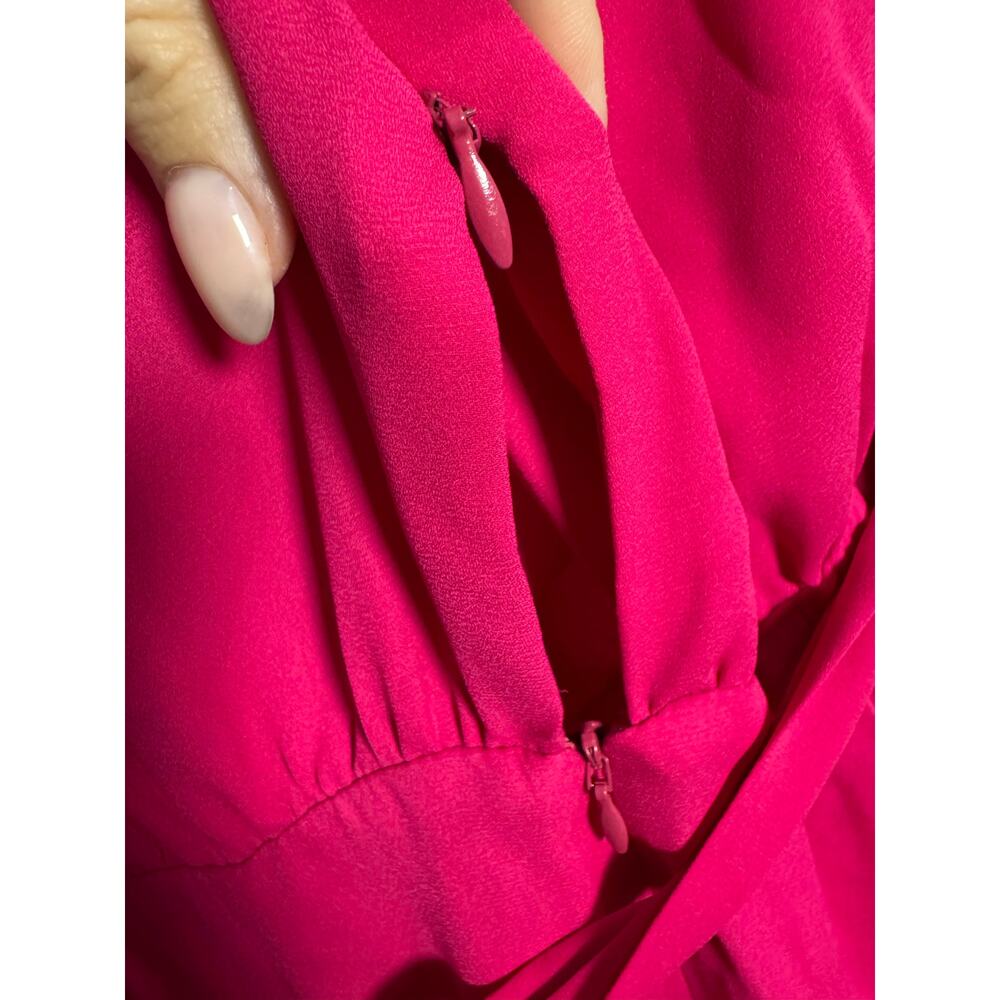 Krisa | One-Shoulder Ruffle Mini Dress - Picture 8 of 9